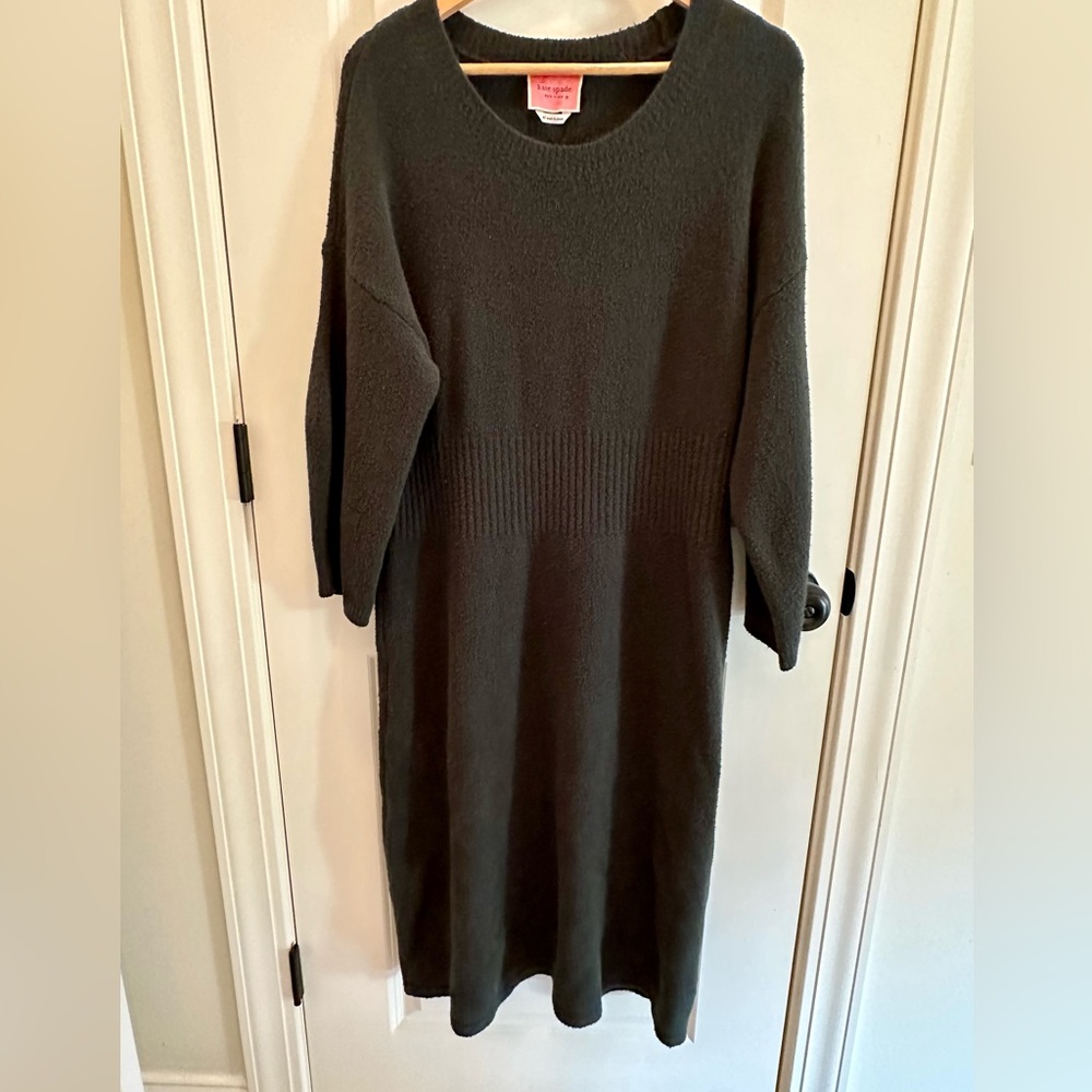 Kate Spade Dark Green Sweater Dress